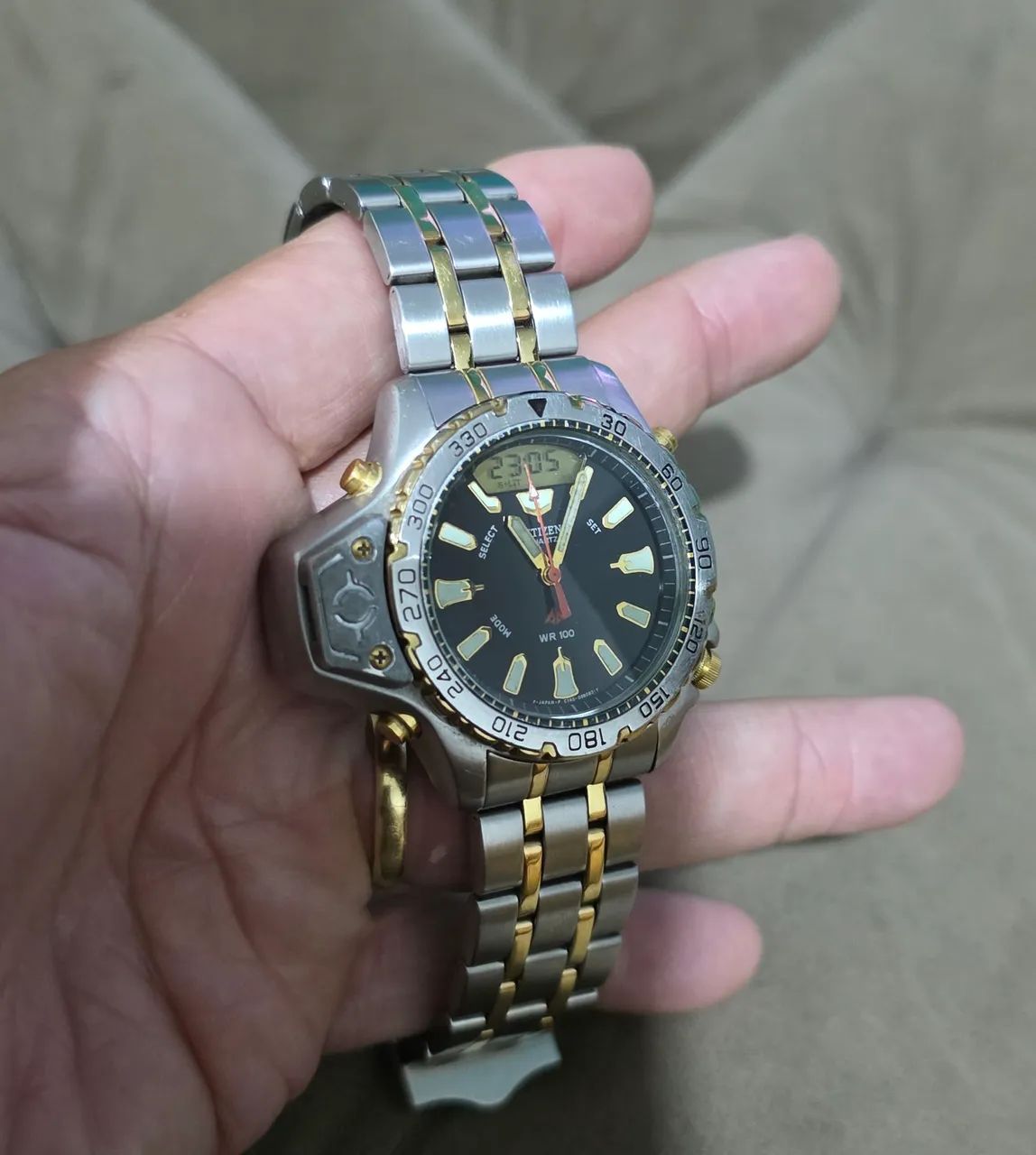 Relogio Raro Citizen altimeter  - Foto 5