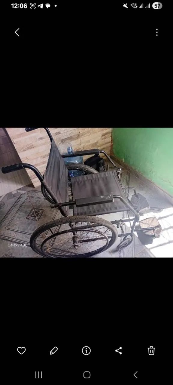 Bota ortopedica + cadeira de rodas bem conservada - Foto 5