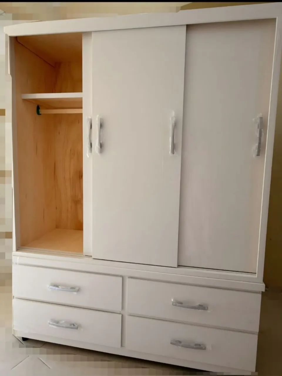 Guarda roupa bloco de MADEIRA novo - Foto 4