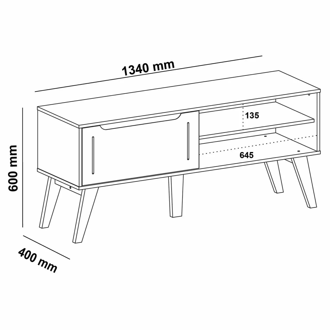 Rack PRETO Tv até 60 polegadas NOVO promoção  - Foto 2