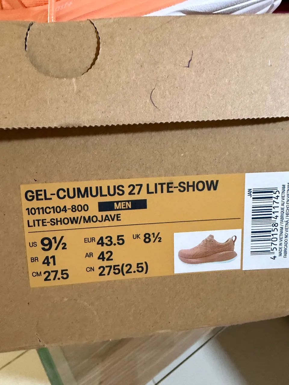 Tênis asics cúmulos  - Foto 5