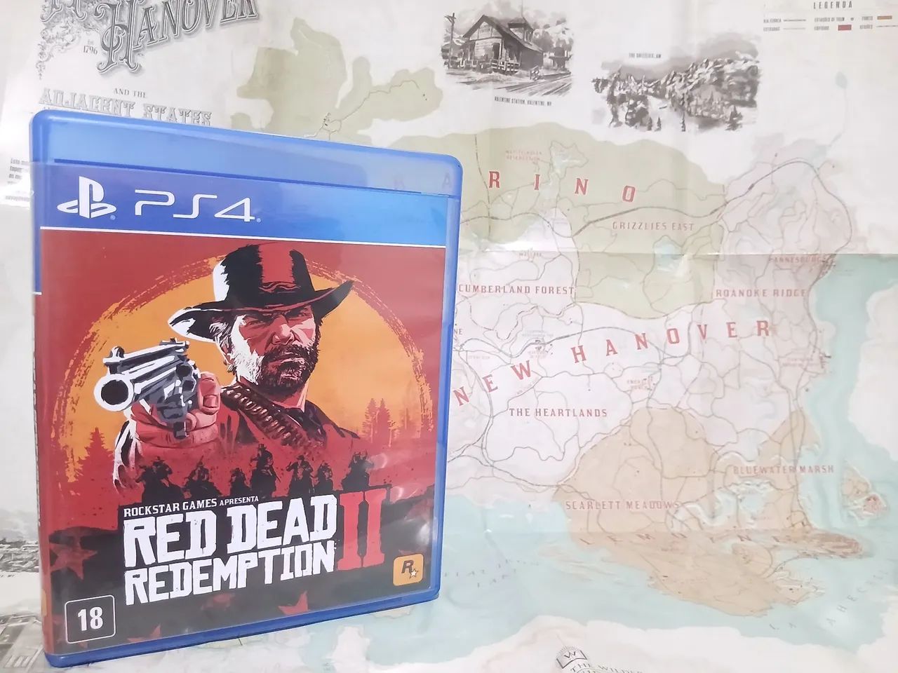 Red Dead Redemption 2 (com mapa) jogo ps4 - Foto 2