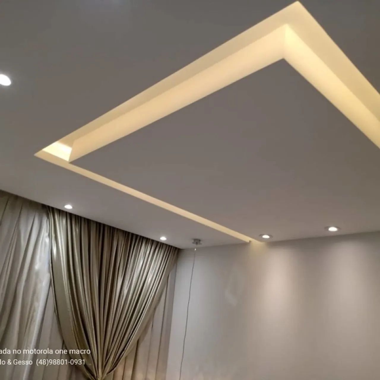 Prestamos um serviço de mão de obras e acabamento com gesso em geral
