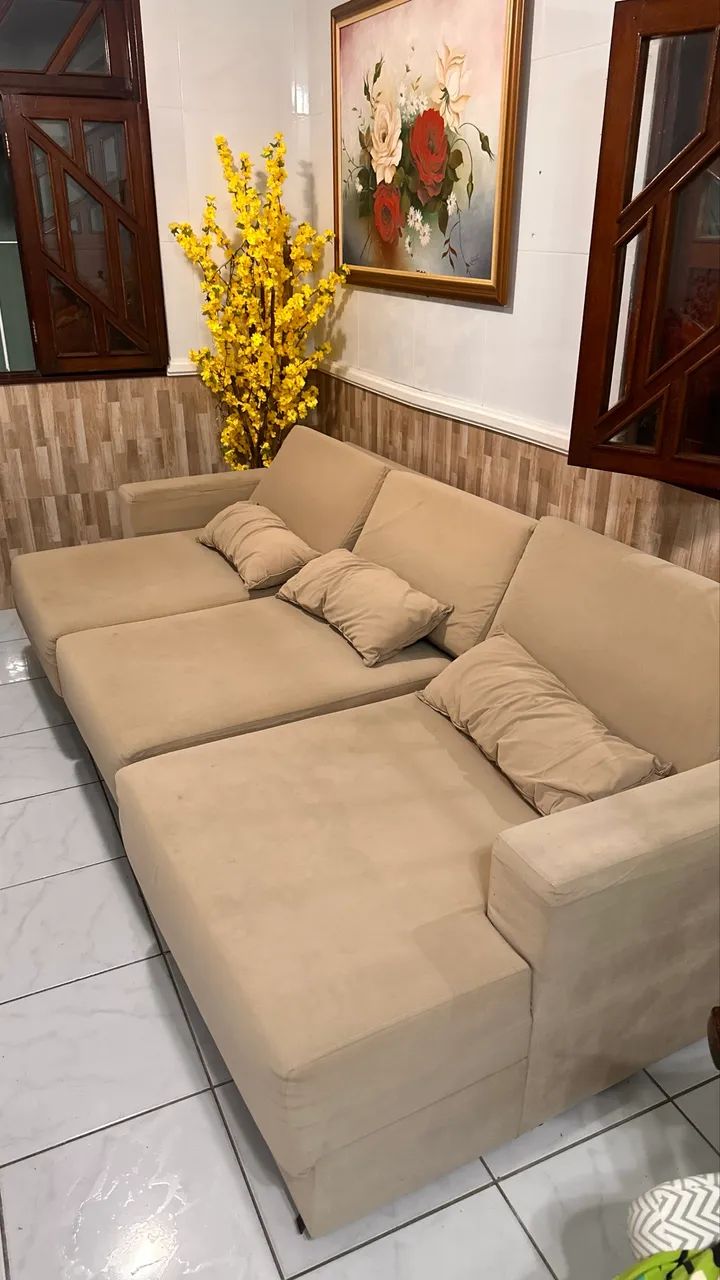 Sofá Retrátil 2.70 x 1.40 com capa.  - Foto 2