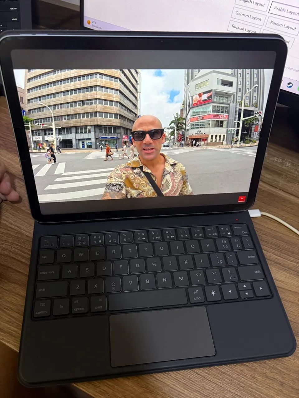 TouchPad Magnético para iPad - Capa Teclado