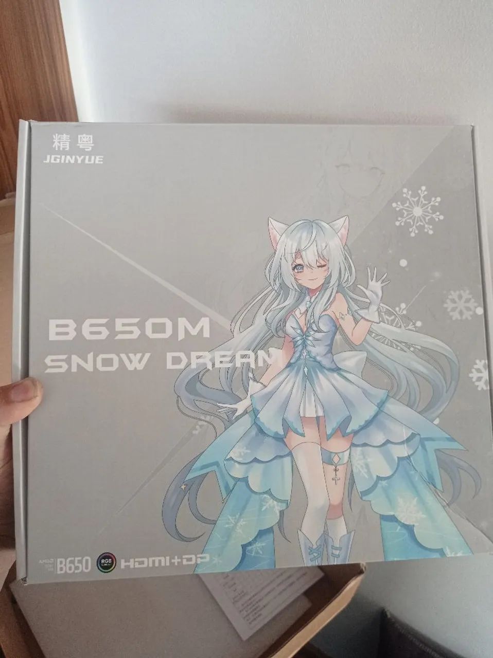 Placa mãe NOVA B650m Snow Dream AM5 DDR5  - Foto 2