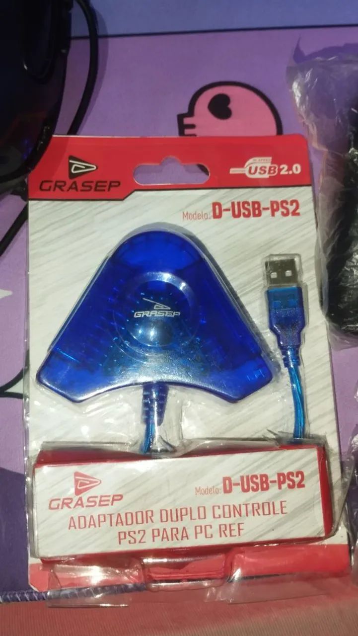 KIT PS2 (KIT PS2 (ADAPTADOR PARA PC+ 2 CONTROLES PS2) - Foto 2