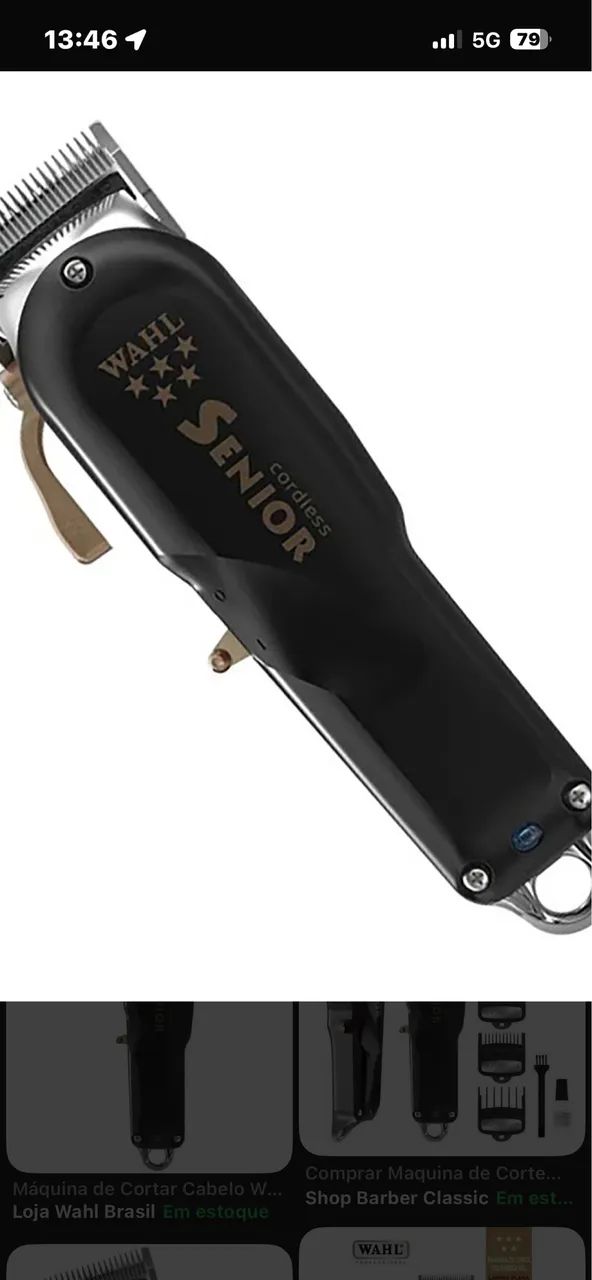 Máquina wahl sênior cordles  - Foto 2