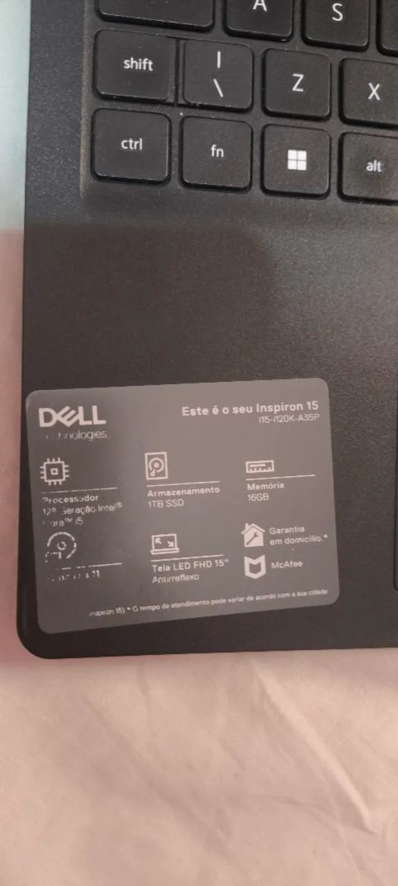 Notebook Dell Inspiron 15  - Foto 2