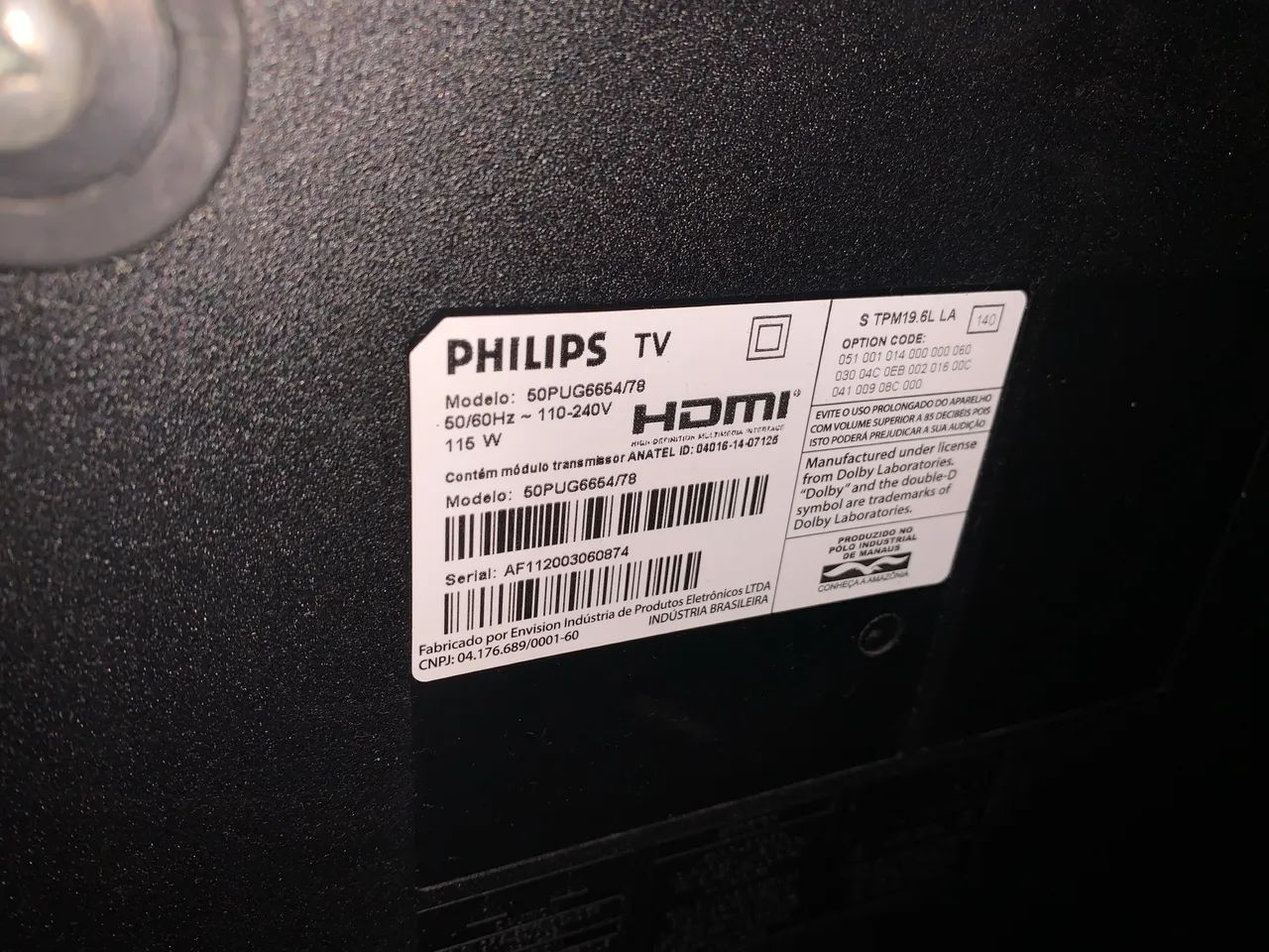 Smart tv Philips 50 Polegadas - Foto 5