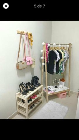 Araras para roupas (fábricação própria) - Foto 6