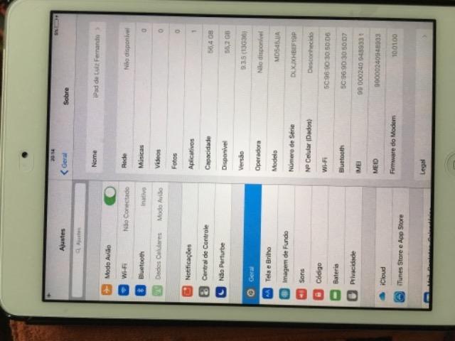 Ipad Mini Aple 64GB modelo A1455,pouco uso - Foto 6