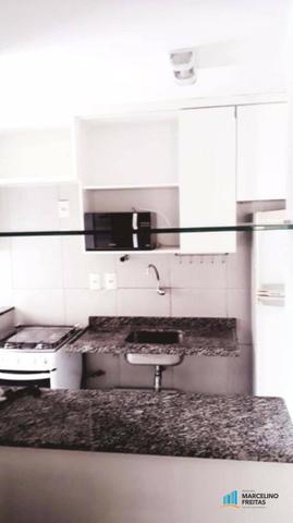 Apartamento Ed Laura no Coração da Aldeota 02 Quartos Elevador Armários em todos ambientes - Foto 8