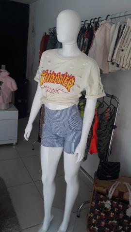 Vendo araras, maniquim, base para maniquim, provador de curtina e raquis - Foto 3