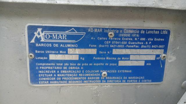 Vendo uma chata de alumínio - Foto 7