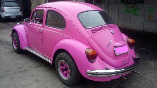 Volkswagen - Fusca Rosa - Ano 1974 - Filé! - Foto 6
