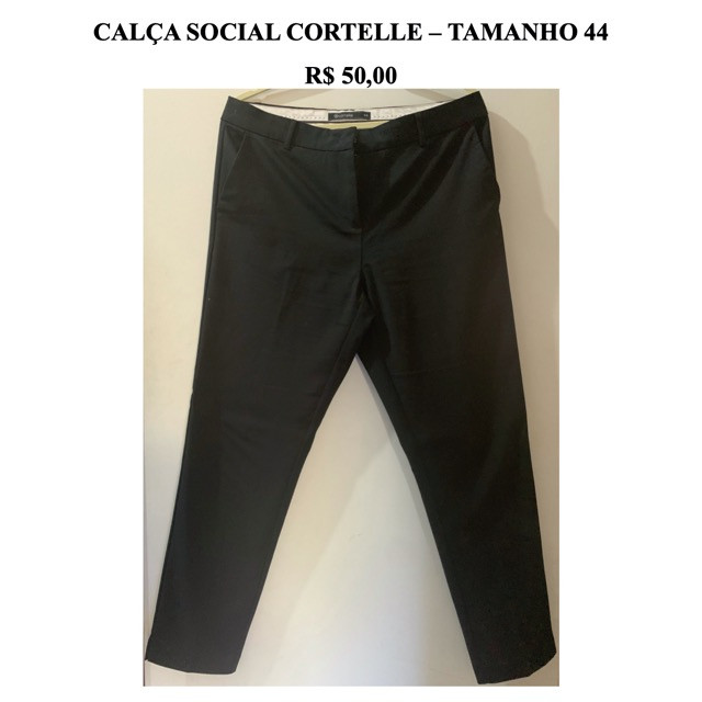 calça social cortelle