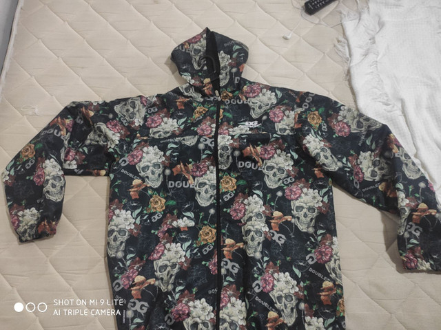 jaqueta corta vento double g