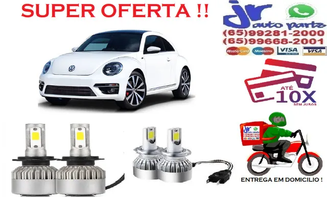 Lampada Ultra LED (Alta)New Beatle 6000K 12V 24V