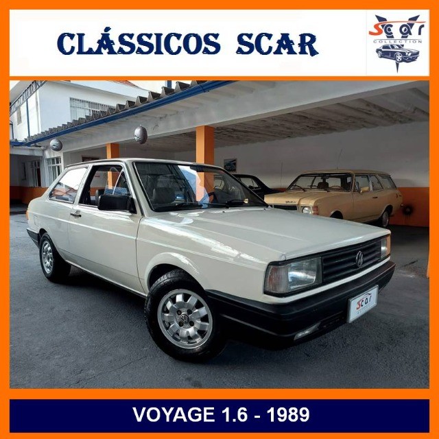 VOYAGE 1.6 CL 1989  PLACA DE COLECIONADOR 