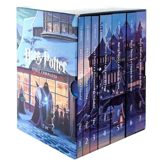 Livro- caixa coleção do Harry Potter- 7 livros volumes- box - Foto 3