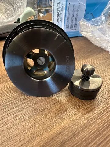 Válvula de Saída Universal Com Tampa De Metal 1" Grafite Escovado Docol - Foto 2