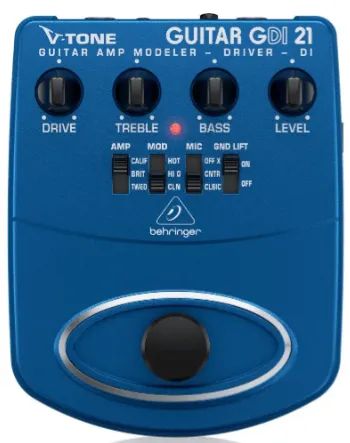 Pedal Behringer Gdi21 - Simulador De Amp Direct Box - Foto 3