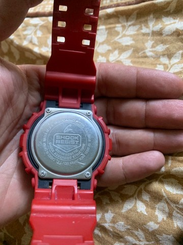 Relógio g shock antimagnetic red 
