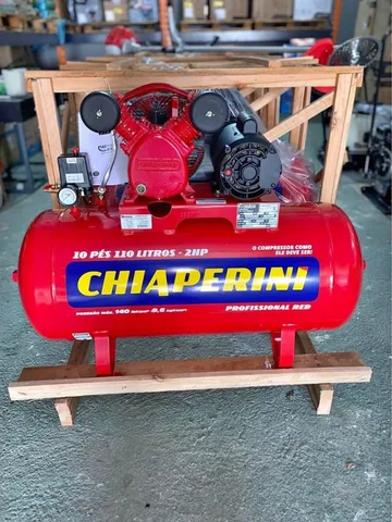 Compressor de Ar 110L Profissional 10pes Mono 220v - Chiaperini