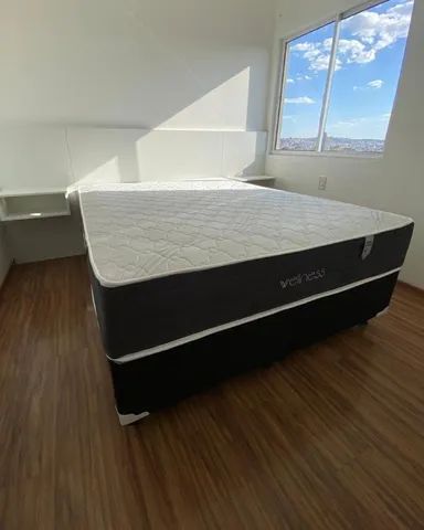 Pronta entrega! Cama box queen com colchão molas ensacadas - Foto 3