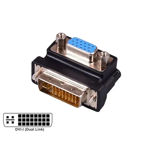 Conversor Adaptador DVI-I Macho (24 + 5 pinos) Para VGA Fêmea - Exbom em São Luís ma - Foto 2