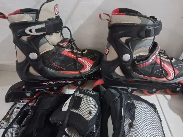 Kit Patins Joelheira e Cotoveleira - Tamanho 42 - Foto 4