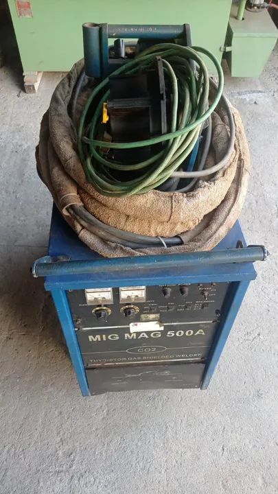 Maquina de Solda Mig - Starmig 500 A Tiristorizada -Usada com Tocha + Cabos +Regulador  - Foto 6