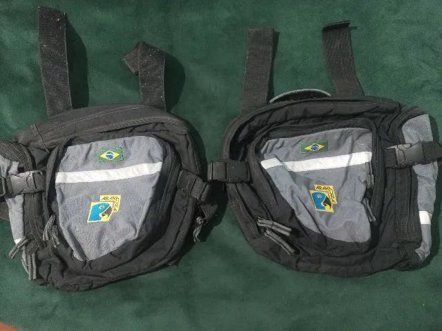 Alforge Ararauna para bicicleta e saco estanque - cicloturismo - Foto 4