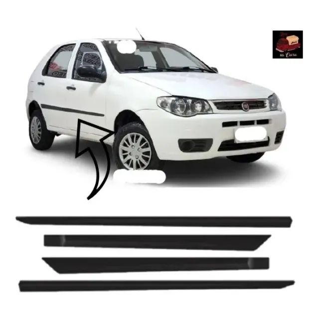 Friso lateral original,Protetor de porta para carro, adesivo da porta, proteçao da porta - Foto 4