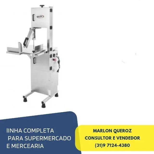 Serra Fita Nova Para Açougue 110/220v Inox