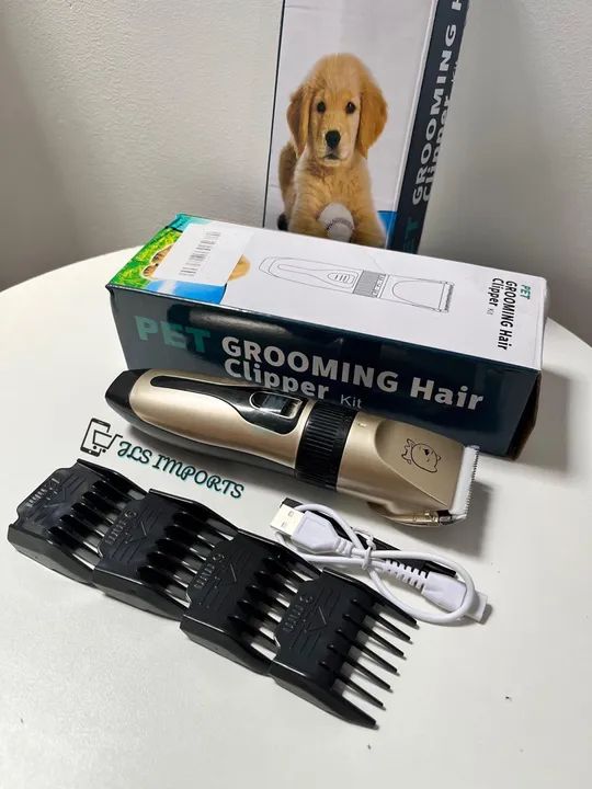 Máquina de cortar pelos para Pet - Novo