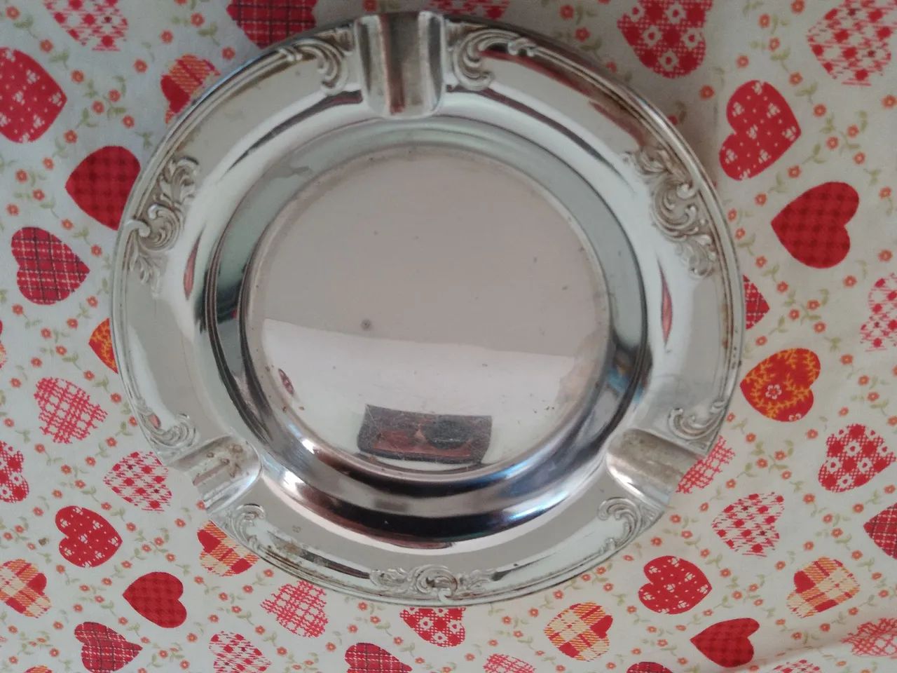 Cinzeiro inox Hércules antigo