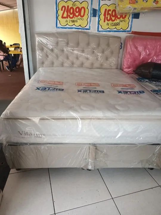 Cama queen  colchão  D33
