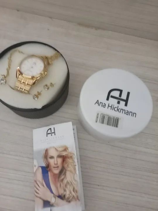 Relógio Ana Hickmann Dourado Novo - Foto 3