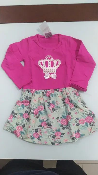 Vestido infantil rosa (PRODUTO NOVO) - Black Friday - Presente de Natal