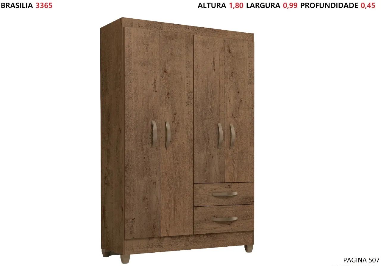 PROMOÇÃO DE GUARDA ROUPA SOLTEIRO TEMOS APARTI DE  - Foto 4