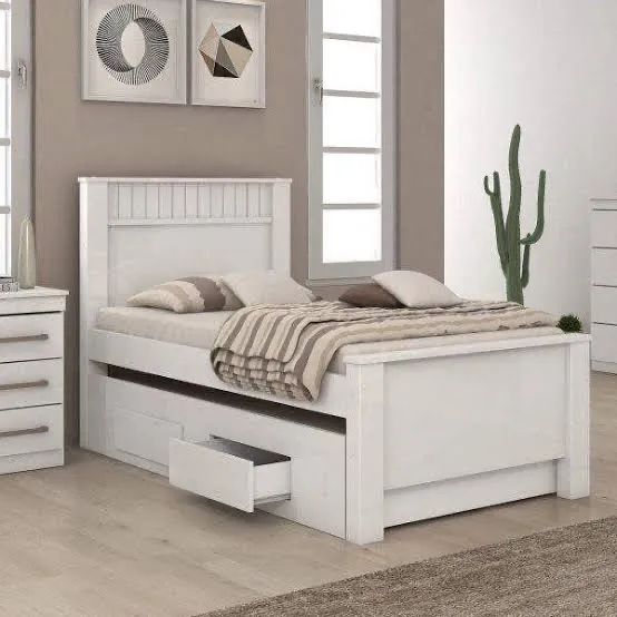 Bicama com 2 gavetas 100% MDF Carol - FRETE GRÁTIS 