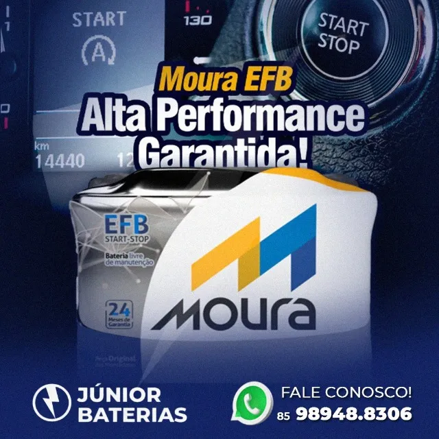 Bateria para carro moura em Fortaleza amarok ducato