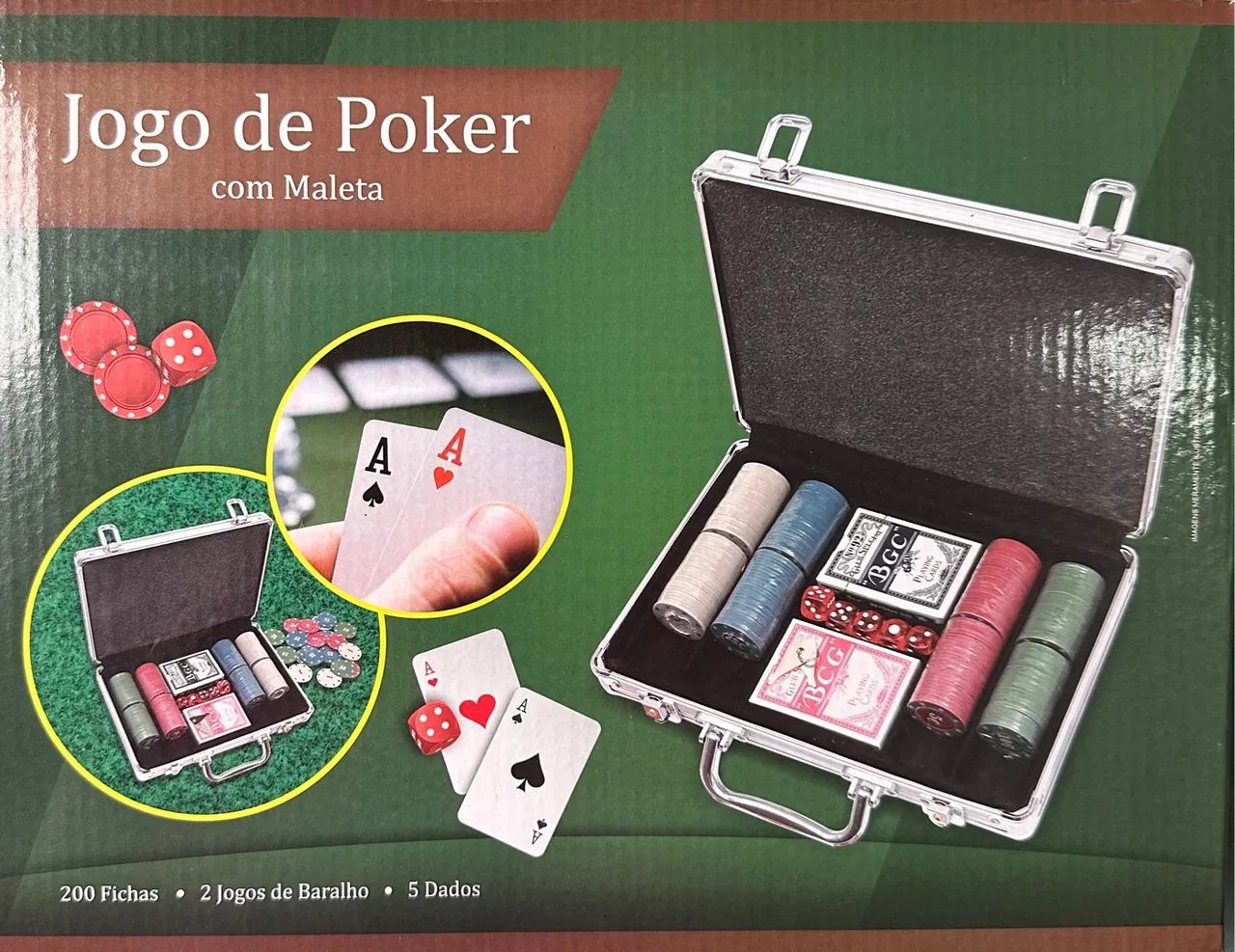 Jogo de Poker com Maleta - Diversão Garantida!
