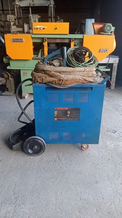 Maquina de Solda Mig - Starmig 500 A Tiristorizada -Usada com Tocha + Cabos +Regulador  - Foto 4