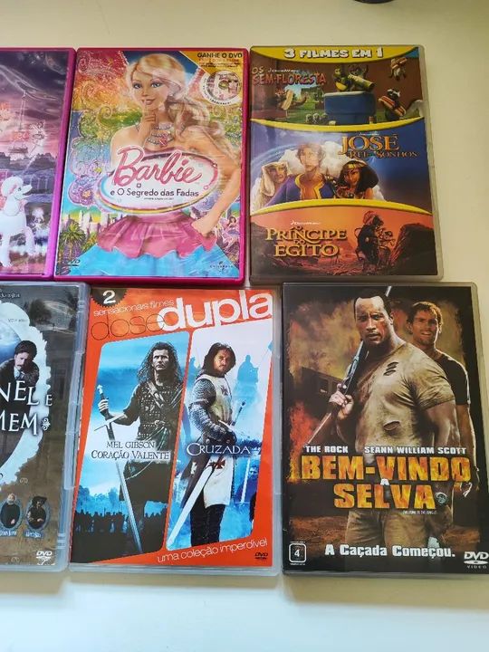 Doação de DVDs usados