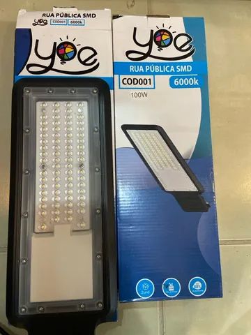 Luminária 100w Pública poste SmD 6500k  - Foto 2