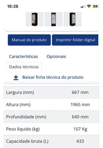 Cervejeira comercial 433 litros porta de vidro com 2 anos de garantia marca fricon - Foto 4