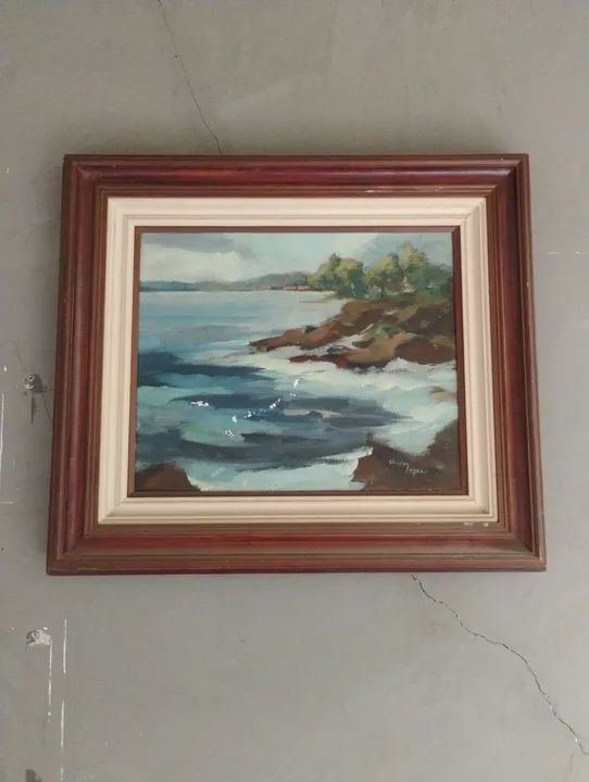 Quadro de paisagem marítima